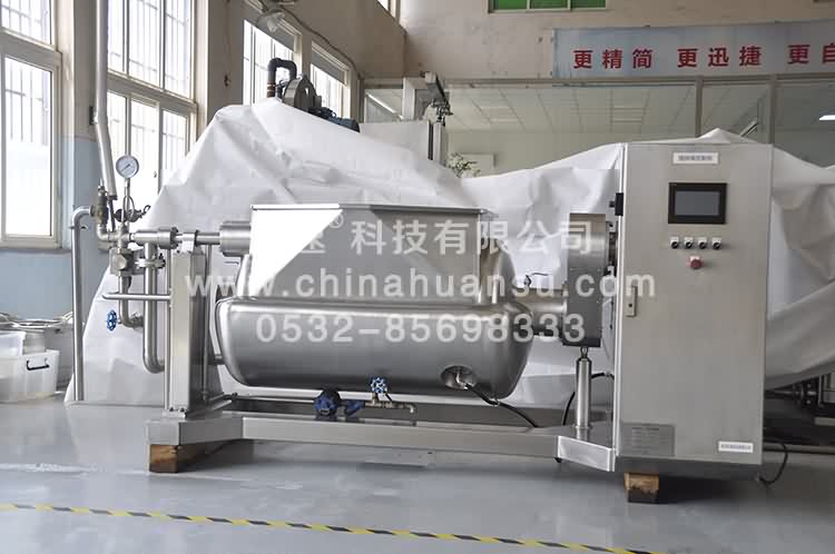 廠(chǎng)家多功能夾層加熱攪拌鍋 攪拌鍋,特別的雙軸鍋體,準確的溫差控制